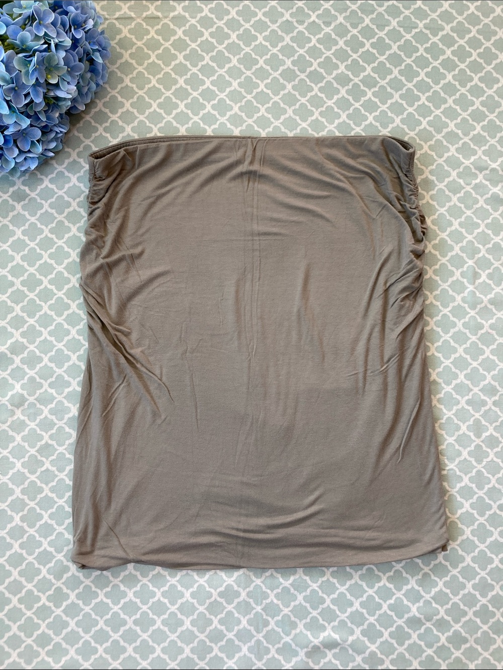 Aerie Green Ruched Side Pencil Skirt XL